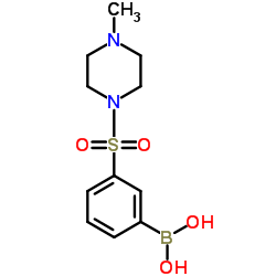 (3-((4-Methylpiperazin-1-yl)sulfonyl)phenyl)boronic acid picture