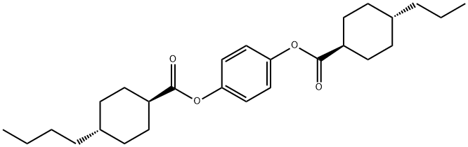 trans-4-Butylcyclohexanecarboxylic acid 4-[[(trans-4-propylcyclohexyl)carbonyl]oxy]phenyl ester picture