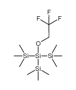 1-[tris(trimethylsilyl)silyl]-2,2,2-trifluoroethanol结构式