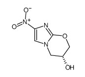 (R)-2-硝基-6,7-二氢-5H-咪唑并[2,1-b][1,3]恶嗪-6-醇图片