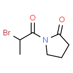 2-Pyrrolidinone, 1-(2-bromo-1-oxopropyl)- (9CI) picture