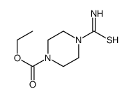 1-Piperazinecarboxylic acid,4-(aminothioxomethyl)-,ethyl ester structure