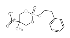 5-methyl-5-nitro-2-phenethyloxy-1,3-dioxa-2$l^C12H16NO6P-phosphacyclohexane 2-oxide picture