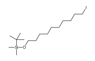 tert-butyl-(10-iododecoxy)-dimethylsilane结构式