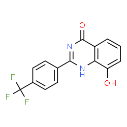 4(1H)-Quinazolinone,8-hydroxy-2-[4-(trifluoromethyl)phenyl]- (9CI)结构式