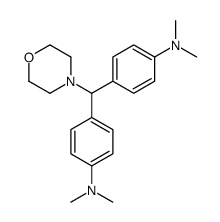 4,4'-(4-Morpholinylmethylene)bis[N,N-dimethylbenzenamine]结构式