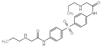 Acetanilide,4',4'''-sulfonylbis[2-(propylamino)- (7CI,8CI) Structure