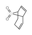 9-Thiabicyclo[4.2.1]nona-2,7-diene,9,9-dioxide结构式