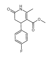 methyl 4-(4-fluorophenyl)-2-methyl-6-oxo-1,4,5,6-tetrahydro-3-pyridinecarboxylate Structure