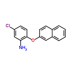 5-Chloro-2-(2-naphthyloxy)aniline结构式