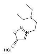 3-[2-(diethylamino)ethyl]oxadiazol-3-ium-5-olate,hydrochloride结构式