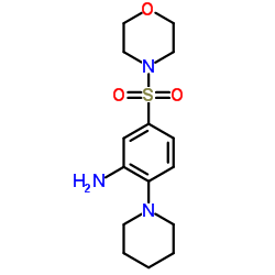 5-(MORPHOLIN-4-YLSULFONYL)-2-PIPERIDIN-1-YLANILINE structure