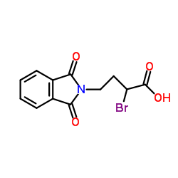 2-BROMO-4-(1,3-DIOXOISOINDOLIN-2-YL)BUTANOIC ACID structure