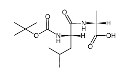 BOC-L-Leu-D-Ala-OH结构式