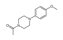 1-[4-(4-methoxyphenyl)piperazin-1-yl]ethanone Structure