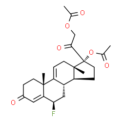 6-Fluoro-17,21-dihydroxypregna-4,9(11)-diene-3,20-dione 17,21-diacetate picture