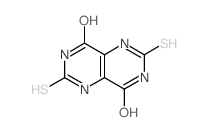 4,9-disulfanylidene-3,5,8,10-tetrazabicyclo[4.4.0]dec-11-ene-2,7-dione结构式