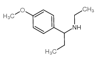 N-ethyl-1-(4-methoxyphenyl)propan-1-amine structure