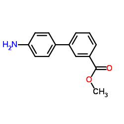 Methyl 4'-amino-[1,1'-biphenyl]-3-carboxylate structure