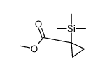 methyl 1-trimethylsilylcyclopropane-1-carboxylate Structure