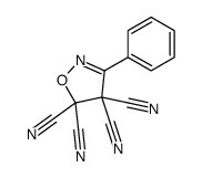 3-phenyl-1,2-oxazole-4,4,5,5-tetracarbonitrile结构式