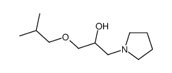 1-(2-methylpropoxy)-3-pyrrolidin-1-ylpropan-2-ol Structure