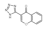 3-(1H-TETRAZOL-5-YL)-4H-CHROMEN-4-ONE结构式