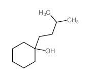 1-(3-methylbutyl)cyclohexan-1-ol Structure