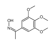 3',4',5'-Trimethoxyacetophenone oxime structure