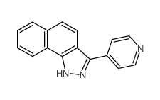 3-pyridin-4-yl-1H-benzo[g]indazole Structure