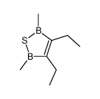 3,4-diethyl-2,5-dimethyl-1,2,5-thiadiborole结构式