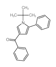 Methanone,[1-(1,1-dimethylethyl)-5-phenyl-1H-pyrrol-3-yl]phenyl- structure