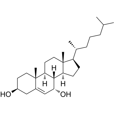 胆甾-5-烯-3,7二醇结构式