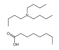 octanoic acid, compound with tributylamine (1:1) Structure