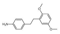 p-[β-(2,5-Dimethoxyphenyl)ethyl]anilin结构式