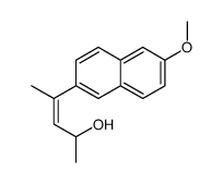 4-(6-methoxynaphthalen-2-yl)pent-3-en-2-ol Structure