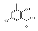 2,5-dihydroxy-3-methylbenzoic acid Structure