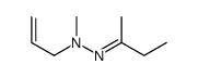 N-[(E)-butan-2-ylideneamino]-N-methylprop-2-en-1-amine结构式