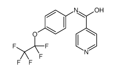 N-[4-(1,1,2,2,2-pentafluoroethoxy)phenyl]pyridine-4-carboxamide Structure