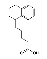 5-(1,2,3,4-tetrahydronaphthalen-1-yl)pentanoic acid结构式