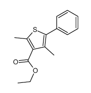 ethyl 2,4-dimethyl-5-phenylthiophene-3-carboxylate Structure