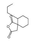 6-propyl-2-oxaspiro[4.5]decane-1,3-dione结构式