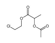 2-chloroethyl 2-acetyloxypropanoate结构式