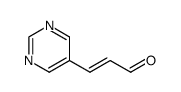 2-Propenal, 3-(5-pyrimidinyl)-, (2E)- (9CI) structure