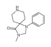 3-Methyl-1-phenyl-1,3,8-triazaspiro[4,5]decan-4-one structure