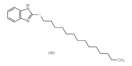 2-tetradecylsulfanyl-1H-benzoimidazole Structure