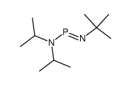 (tert-Butylimino)(diisopropylamino)phosphan结构式