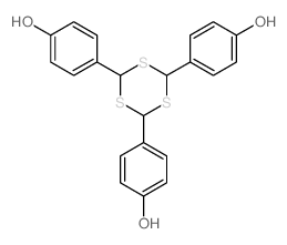 Phenol,4,4',4''-(1,3,5-trithiane-2,4,6-triyl)tris-结构式