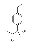 3-(4-ethylphenyl)-3-hydroxybutan-2-one Structure