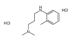 N',N'-dimethyl-N-(2-methylphenyl)propane-1,3-diamine,dihydrochloride结构式